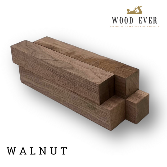 Walnut Hardwood - S4S - 2" x 2" 4-Pack