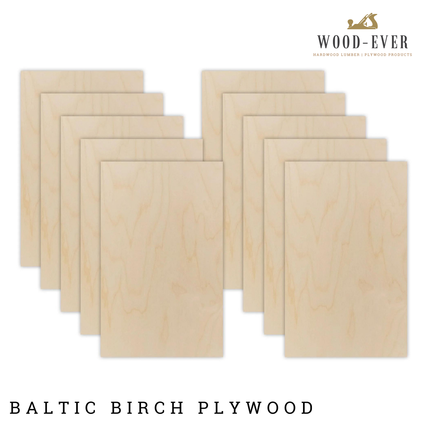 1/4" (6mm) Baltic Birch 12" x 24" (+/- 1/4")